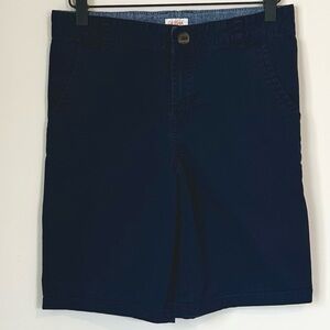 Cat & Jack Men's Dark Blue Flat Front Shorts - Size: 14